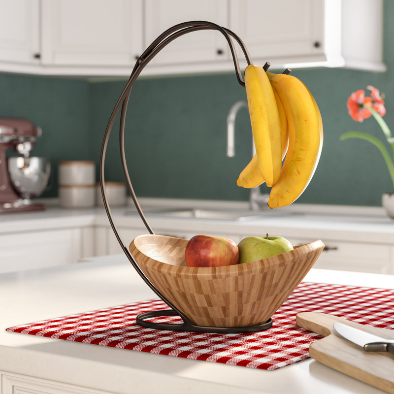 Winston Porter Salcedo Wavy Banana Holder Fruit Bowl & Reviews Wayfair